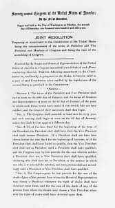 20th Amendment Lesson For Kids Study Com