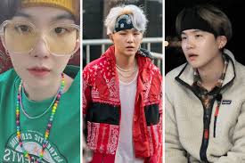 Yoongi btsgif networkbangtan hyunglinenetwork bangtan bts btsedit *mine yoongiedit tried . Suga S Best Fashion In Honor Of His Birthday Instyle