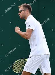 Jerzy Janowicz Poland Action Against Denis Editorial Stock Photo