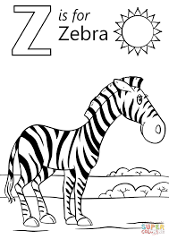 Dec 07, 2018 · wild animal coloring pages are a wonderful way for your children to learn about the world. Letter Z Is For Zebra Super Coloring Zebra Coloring Pages Preschool Coloring Pages Z Is For Zebra