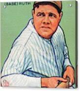 Babe Ruth Baseball Card 1933 by Jon Neidert