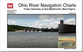 Ohio River Navigation Charts Foster Kentucky To New Martinsville West Virginia January 2014