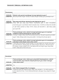 Itulah ragam contoh analisis swot dari berbagai jenis usaha. Transkrip Temubual