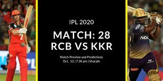 Royal challengers bangalore face kolkata knight riders in match number 28 of the indian premier league (ipl) 2020 season on monday.both teams rcb have a quality bowling attack and things are paying off. Ipl 2020 Rcb Vs Kkr Match Preview Team Analysis Cricindeed