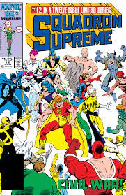 L'escadron supreme ( squadron supreme ). The Marvel Comics Guide Squadron Supreme Reading Order Supreme Justice 1971 2011
