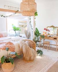 Designed for friends passing through and the family that calls it home, a boho living room inspires conversations and brings out the artist in everyone. Boho Bedroom With Rattan Furniture Homemydesign