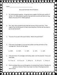 Area And Perimeter Word Problems 4th Grade By Holly S Math And More