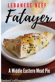 Lebanese Beef Fatayer A Middle Eastern Meat Pie Recipe In 2021 Fatayer Recipe Meat Pie Recipes