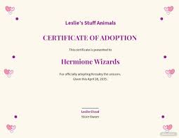 Free printable adoption certificate template for adopting children or pets. 19 Free Adoption Certificate Templates Customize Download Template Net