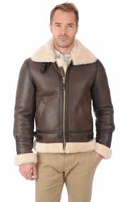 Craquez pour ce blouson bombardier en cuir véritable avec un col chemise et au toucher infiniment fit : Bombardier Lc1259 Marron Schott La Canadienne Blouson Peau Lainee Marron