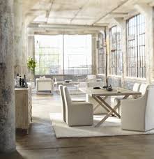 Bernhardt haven round dining table with contemporary metal. Bernhardt Loft Milo Rectangular Dining Table Davids Furniture Interiors