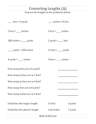 Converting Between U S Inches Feet And Yards A Measurement Worksheet Measurement Worksheets Teaching Measurement Math Measurement