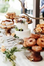 Why Private Vow Readings Might Just Be The Best Thing Ever Wedding Dessert Table Wedding Cake Display Wedding Donuts