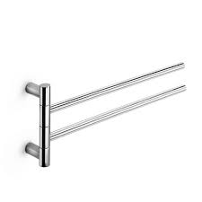 Height 10.4 cm / width 2.8 cm. Ws Bath Collections Picola 5265 Chrome Double Swivel Towel Bar 15 7 Modo Bath
