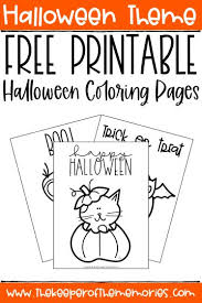 Free, printable coloring pages for adults that are not only fun but extremely relaxing. Free Printable Halloween Coloring Pages The Keeper Of The Memories