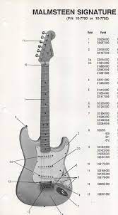 Pure vintage '59 strat® pickup set. Parts List Diagram For Fender Malmsteen Signature Model Stratocaster Electric Guitar P N 10 7700 10 7702 Fender Electronics Sunn Amazon Com Books