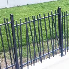 4 in metal fence gates. Attractive Metal Fence Looks Like Bamboo Creazen Betafence