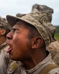 The Journey Culminates Here #MarineCorps recruits with Alpha Company, 1st  Recruit Training Battalion, receive their Eagle, Globe and Anchor after  completing the final stage of the Crucible at @mcb_camp_pendleton. The  Crucible is