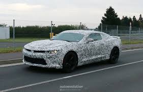 These two (and the others) have v8 engines and automatic transmissions. 2016 Chevrolet Camaro Spied Near The Nurburgring Looks Like Bumblebee Autoevolution