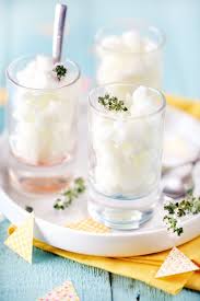 Granite Citron Au Thym Citron Chefnini Recette Yogourt Glace Fait Maison Recette Sorbet Recette Glace