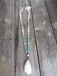 One of the oldest resorts on the east coast; Island Girl Oyster Shell Necklace W Glass Pearls Pawleys Island General Store