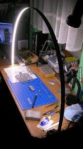 This Would Be Great Idea For A Fly Tying Bench Light System Arch Lamp Projects Decor