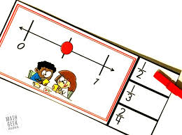 What am i left with? Free Fractions On A Number Line Clip Cards