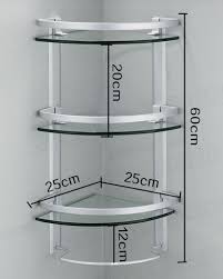 Bathroom corners are often ignored because they present some really hard angles to deal with. Aluminum 3 Tier Glass Shelf Shower Holder Bathroom Accessories Corner Shelves For Storage Wall Mount Corner Shelf Glass Shelfglass Shelf Shower Aliexpress