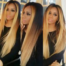 Half Black And Blonde Wig Hadiiya Barbel Collections On Instagram Hadiiyabarbel In Our Custom Ombre Crown Straight Hairstyles Brazilian Straight Hair Weave Brazilian Straight Hair