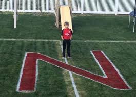 Im making a football field in my backyard! Kearney Boy Scores Big With Backyard Nebraska Football Field