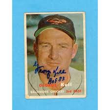 MLB George Kell Signed Trading Cards, Collectible George Kell Signed  Trading Cards