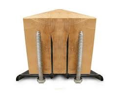 Diagonal braces, clamps and brackets support wood decks for building docks and above ground walkways. Wood Post Anchor Kit For 4x4 Deck Rail Newel Post Exterior Railings