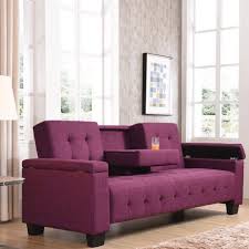 Sofa That Converts Into A Futon Sleeper Features Drop Down Center Console With Cup Holders Also Storage For Remotes And Magazi Sofa Upholstery Sofa Best Sofa