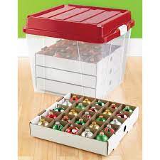 The Container Store Corrugated Ornament Storage Trays Ornament Storage Christmas Ornament Storage Christmas Ornament Storage Box