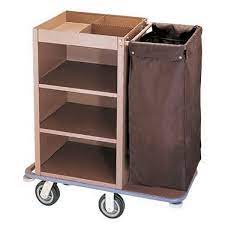 Xe đẩy làm buồng phòng khách sạn 1 túi vải E23-Q | Bán thùng đựng rác,  thùng rác inox, thùng rác nhựa công cộng, thùng rác công nghiệp, gia đình,  văn phòng,
