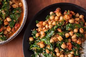 Indian Chickpea Curry With Spinach Recipe Recipe Indian Chickpea Curry Chickpea Curry Spinach Recipes