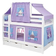 The finish is hand applied in multiple steps for an accurate, even color. 32 Bunk Bed Tent Images