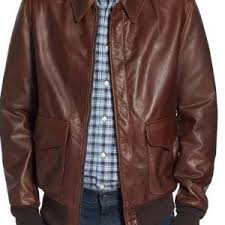 Brown Bomber Leather Jacket Best Leather Jackets Leather Jackets For Sale Leather Jacket