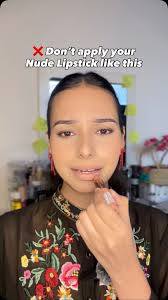 ✅ Correct way to apply Nude Lipsticks