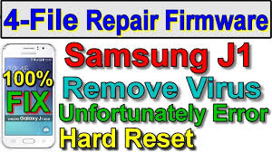 Samsung Sm J110h 4file Repair Firmware Galaxy J110h Repair Firmware Flash File Unfortunately Error Youtube