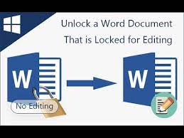 We'll show you two ways do this. How To Unlock A Word Document That Is Locked For Editing Youtube