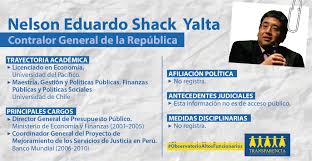 Transparencia Perú على X: "[AHORA] Nelson Eduardo Shack Yalta es elegido  Contralor General de la República. https://t.co/cgA4UGyfNv"