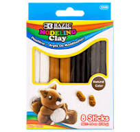 Modeling Clay Sticks 4 Natural/ Earth Colors 4.8 Oz