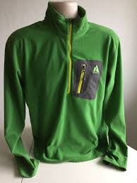 First Ascent Eddie Bauer Mens Sz M 1 2 Zip Pullover Fleece Green Jacket Fashion Clothing Shoes Accessories Mensclothing Coa Pullover Green Jacket Jackets