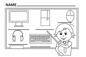 Black And White Computer Parts Name And Pictures Grade 1 Computer Parts Gaming Computer Online Pc Games Computer