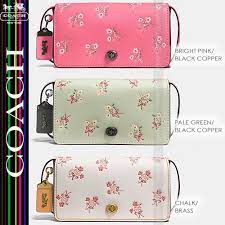 Coach is a modern american luxury brand established in 1941. Shop Coach Dinky 2018 Ss Flower Patterns 3way Leather Crossbody Shoulder Bags By Buyer4u Buyma