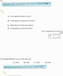 Evaluarea națională 2021 începe marți cu proba la limba română. Evaluarea Nationala La Clasa A Iv A 2019 Modele De Subiecte La Matematica