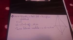 Tetraedrul este cel mai simplu tip de piramidă, la care baza este un triunghi, de aceea mai este denumit și piramidă triunghiulară. DacÄ Abcd Este Un Tetraedru Regulat Cu Perimetrul Fetei Abc Egal Cu 9 Radical Din 2 Atunci Suma Brainly Ro