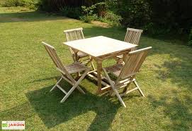 Reçu dans les délais malgré un petit manque de communication avec la société de livraison heppner salon de jardin très bon produit, facile à monter. Salon De Jardin Bois Teck Table Extensible Rectangulaire 170 Cm 4 Chaises Mon Jardin