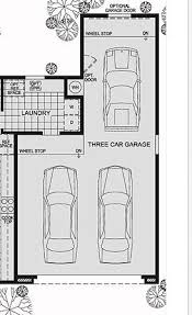 A big garage with a workshop or extra storage space might be just what you need. Tandem Garage Three Car Workshop Office Rotate Back Cars And Enlarge Mudroom Have Breezeway To House Garage Floor Plans Tandem Garage Garage Plans